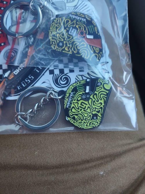 Lando Norris 2025 Helmet Enamel Keychain