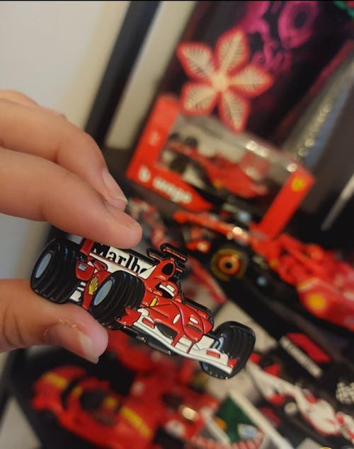 Michael Schumacher's F2004 Formula One Car Enamel Pin