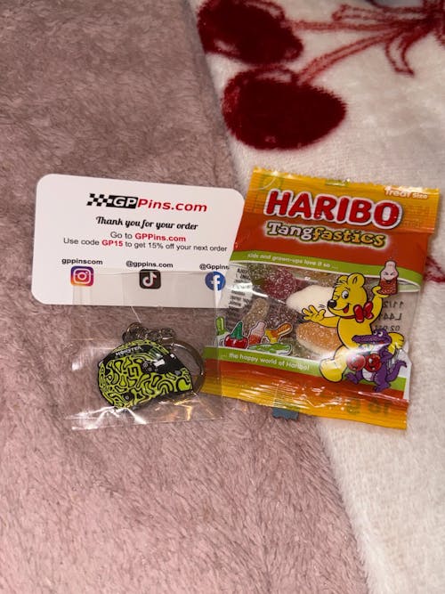 Lando Norris 2025 Helmet Enamel Keychain