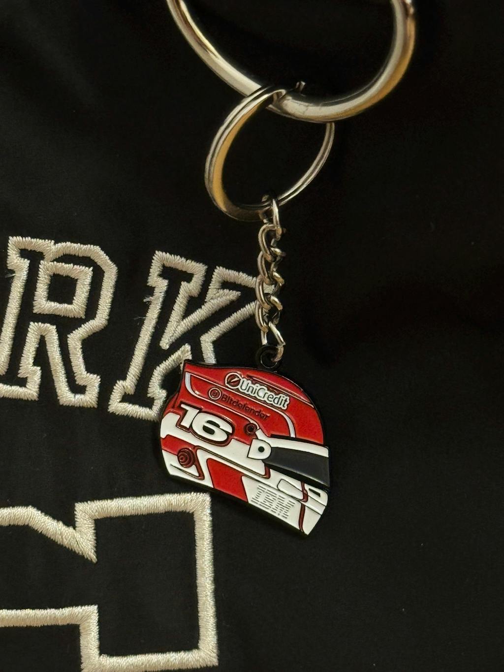 Charles Leclerc 2025 Helmet Enamel Keychain
