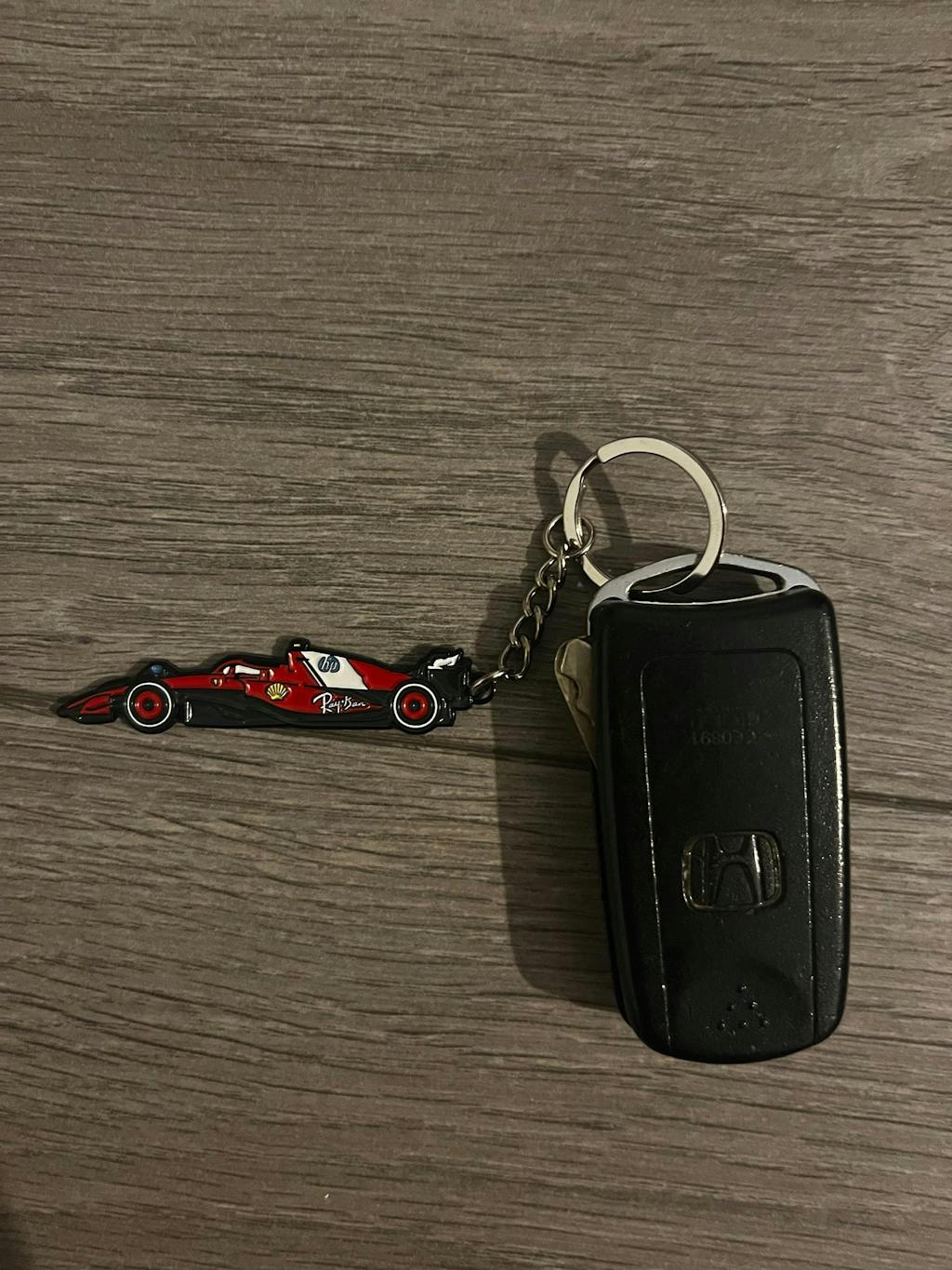 Ferrari SF-25 Formula One Car Enamel Keychain