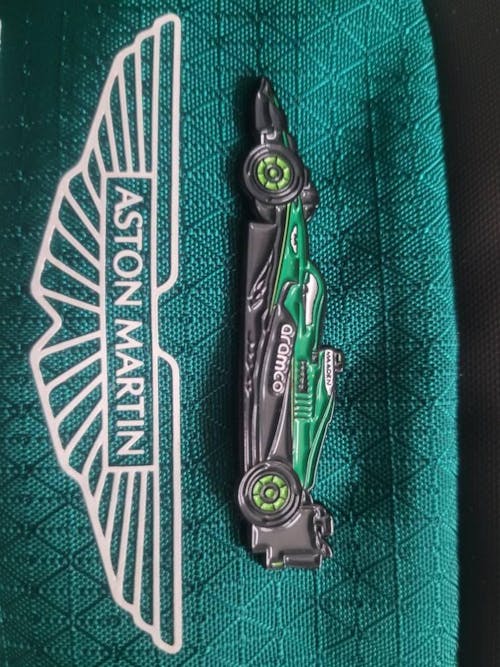 Aston Martin AMR25 Formula One Car Enamel Pin