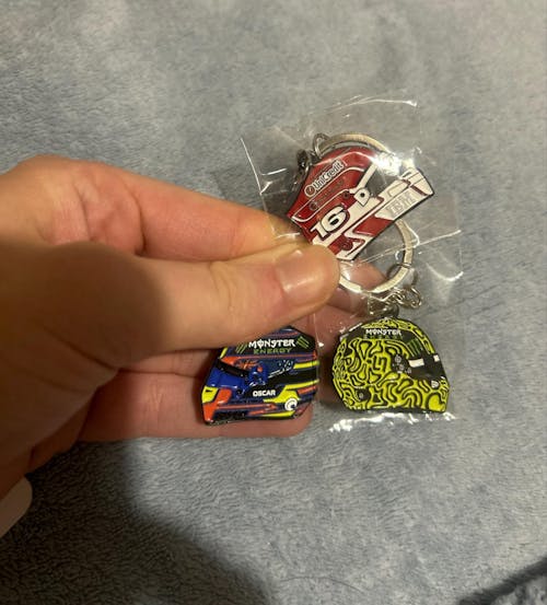 Charles Leclerc 2025 Helmet Enamel Keychain
