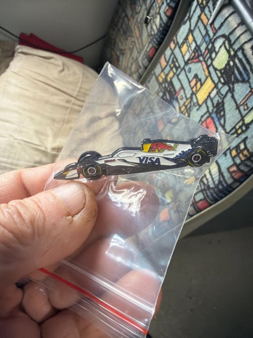 Racing Bulls VCARB 02 Formula One Car Enamel Pin