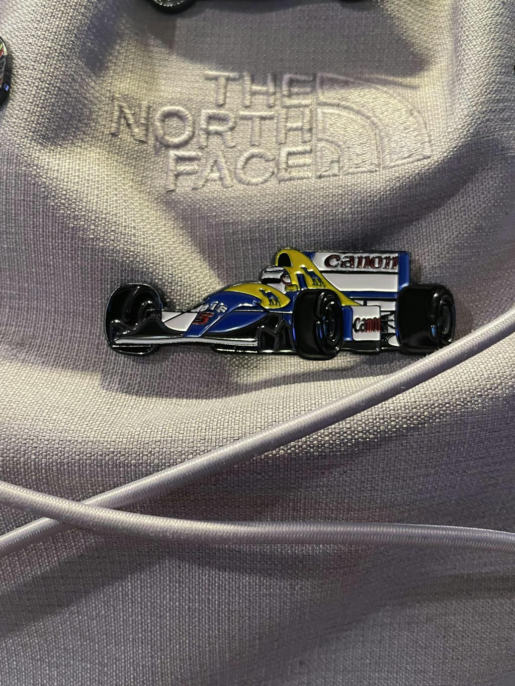 Nigel Mansell's FW14B Formula One Car Enamel Pin