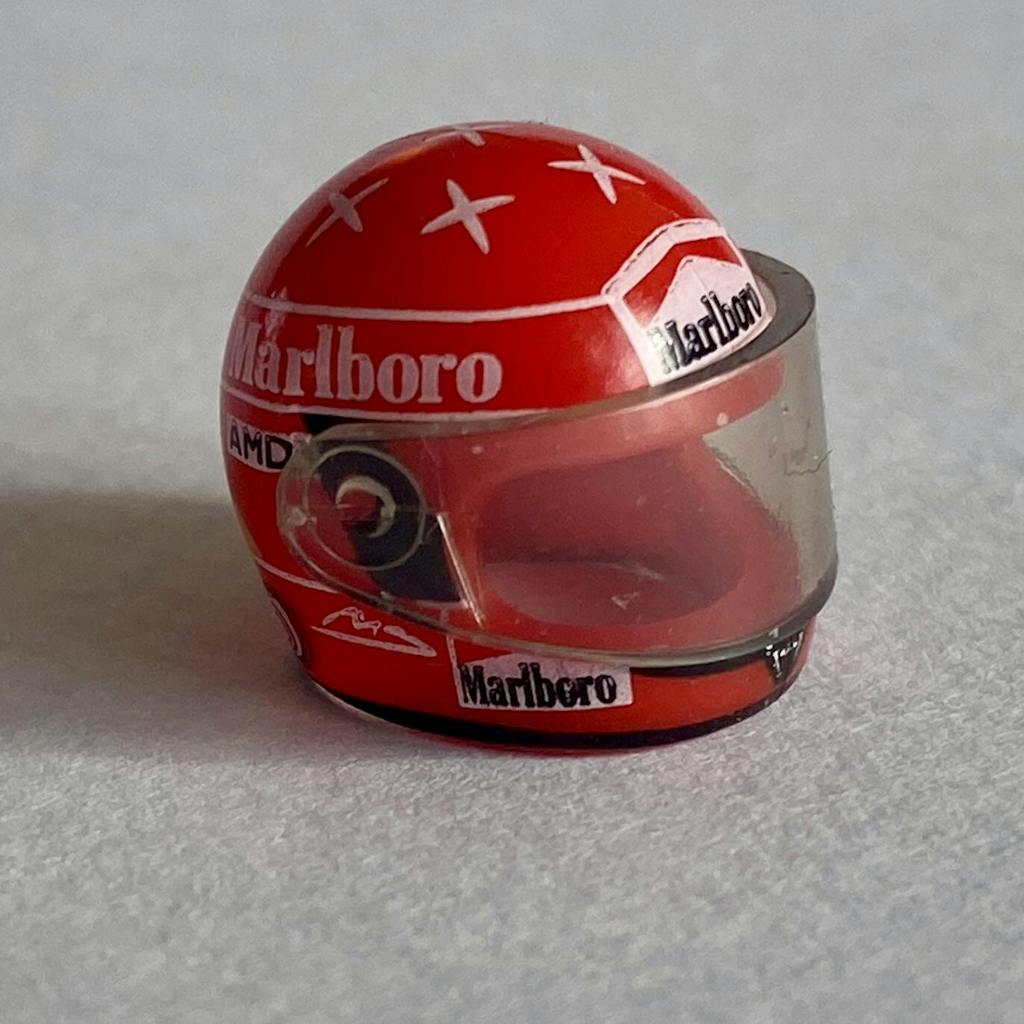 Michael Schumacher Custom Lego Minifig Helmet