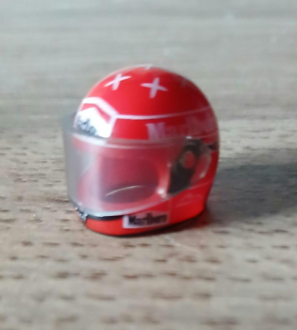 Michael Schumacher Custom Lego Minifig Helmet