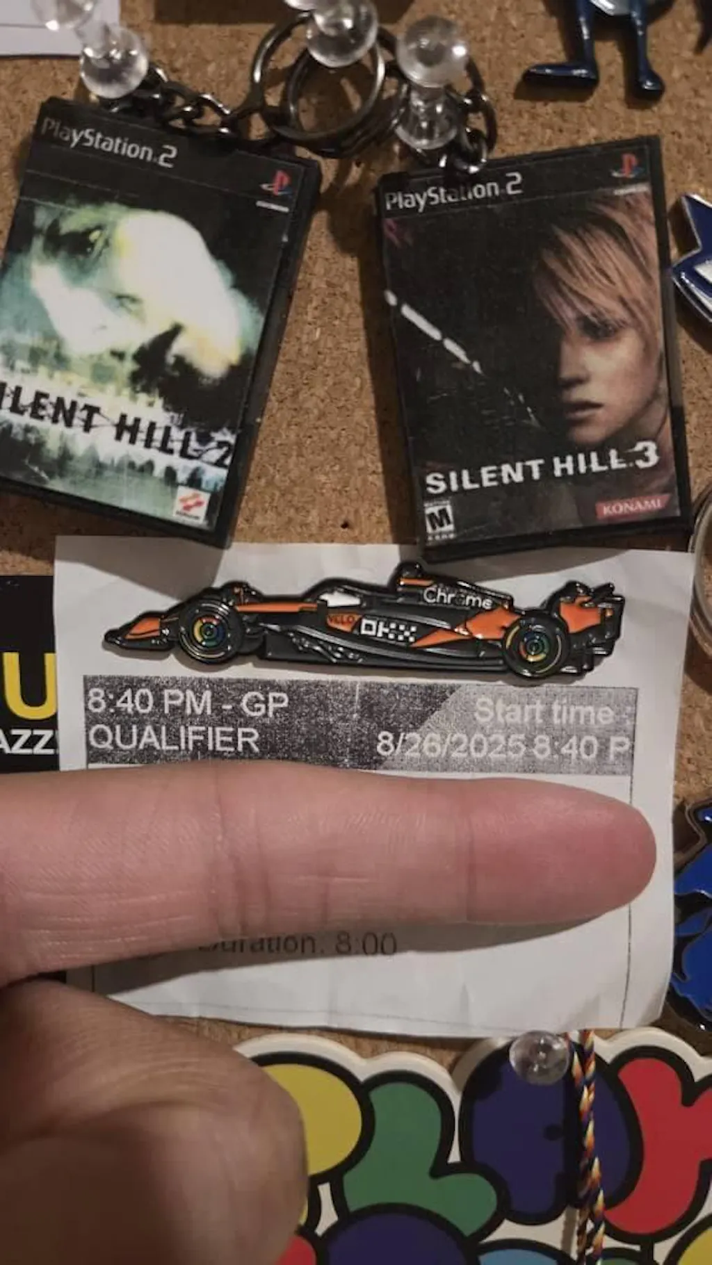 McLaren MCL39 Formula One Car Enamel Pin
