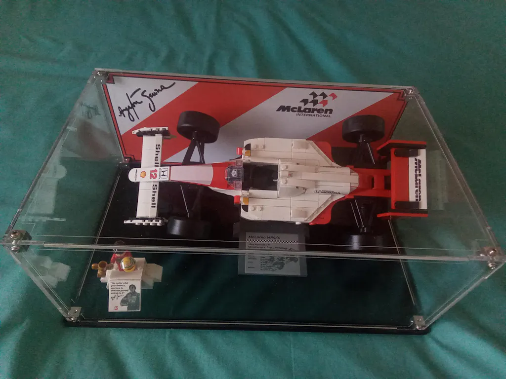 Nigel Mansell Custom Lego Minifig Helmet