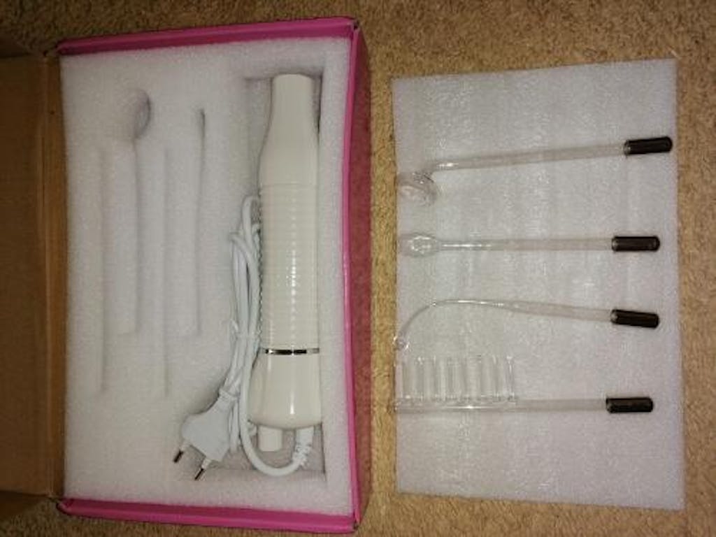 GraceAllure Professional High Frequency Facial Tool Portable Derma Wand Handheld Galvanic And