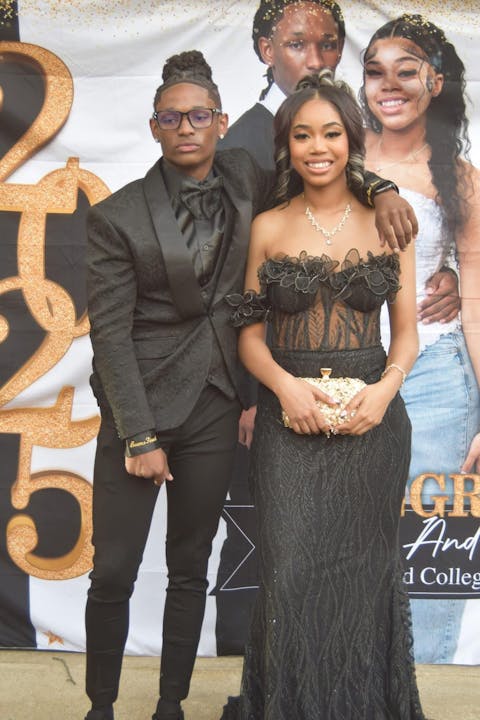 Gradcustom GIitter Styles 2025 Congratulations Class Of 2025 - Graduation Garage Door Decoration