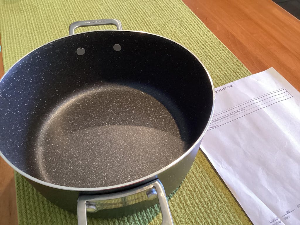 Granitestone Stackmaster Stackable 10 Piece Cookware Set plus Utensils