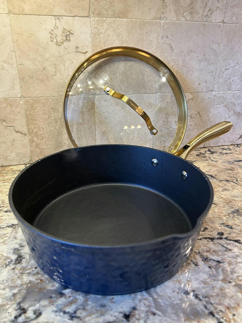 Granitestone Charleston Collection Hammered Cookware Pots, Pans, A