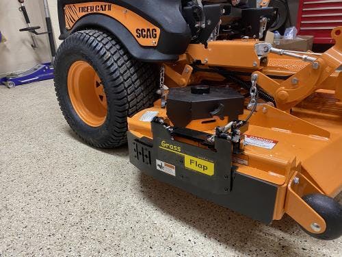 41P70-5L-A1 GrassFlap® brand chute blocker with Plastic Blocker Plate