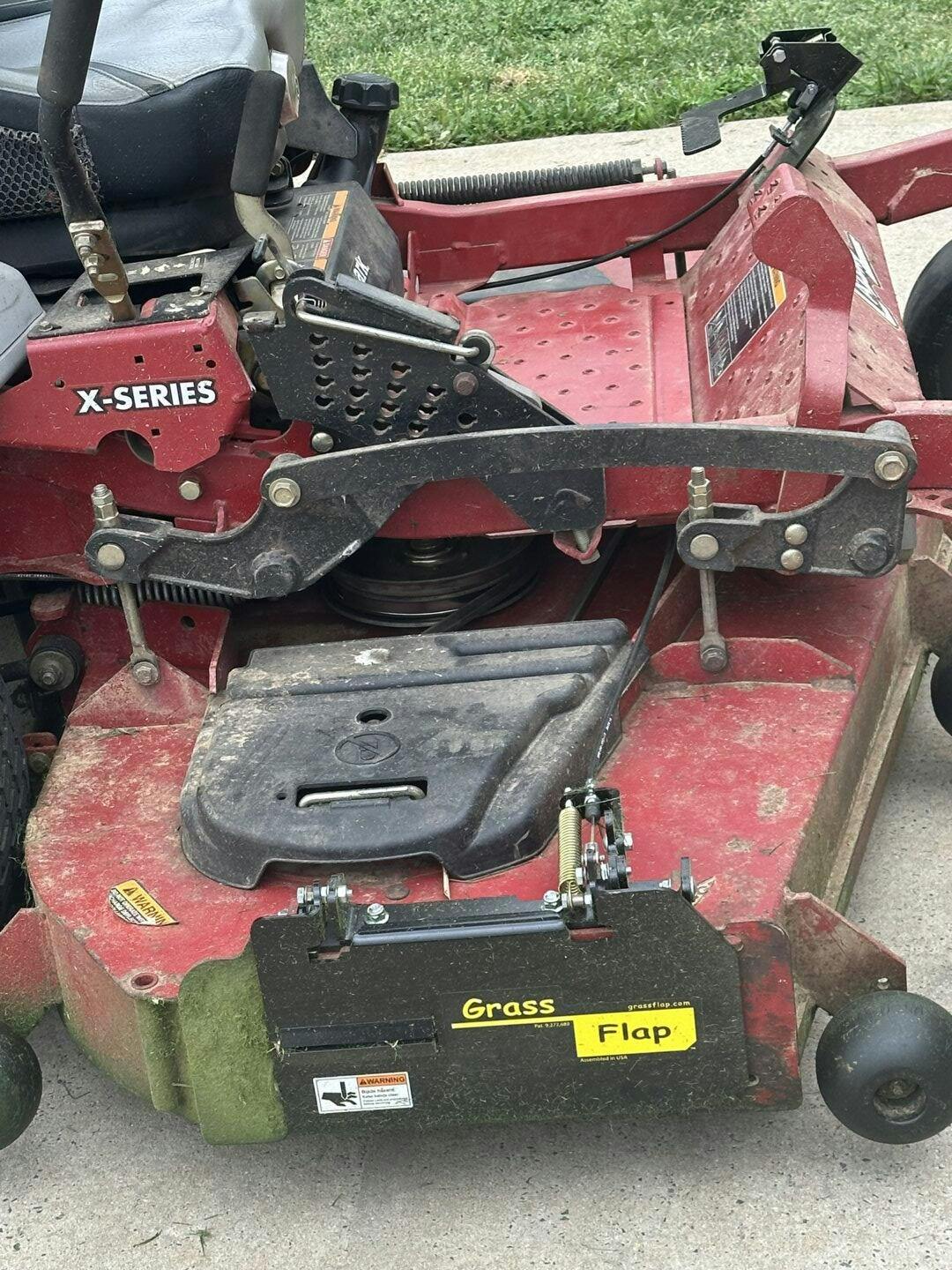 42B70-5L GrassFlap® brand chute blocker for Exmark with No-Drill Flap