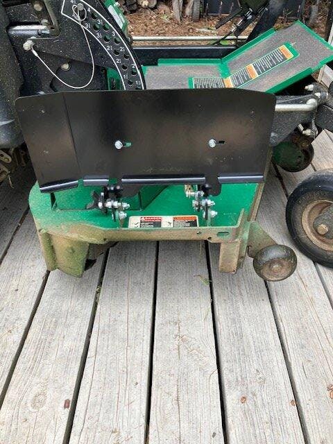63E50-5-A24 Low Profile GrassFlap® brand chute blocker with Steel Bloc