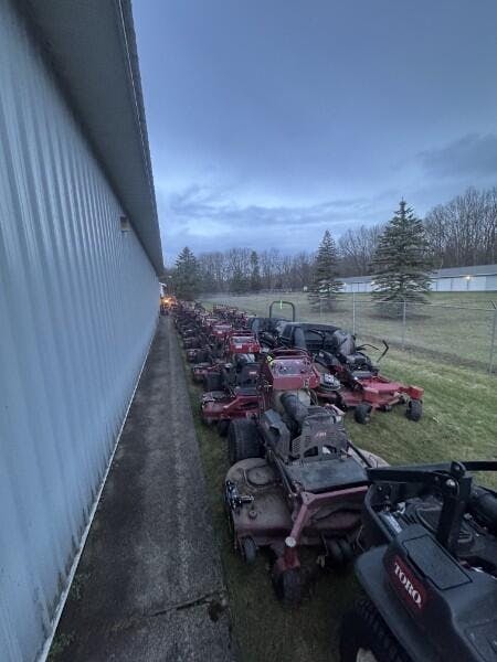 GrassFlap„¢ Brand Chute Blocker for Toro GrandStand Stand-On Mower