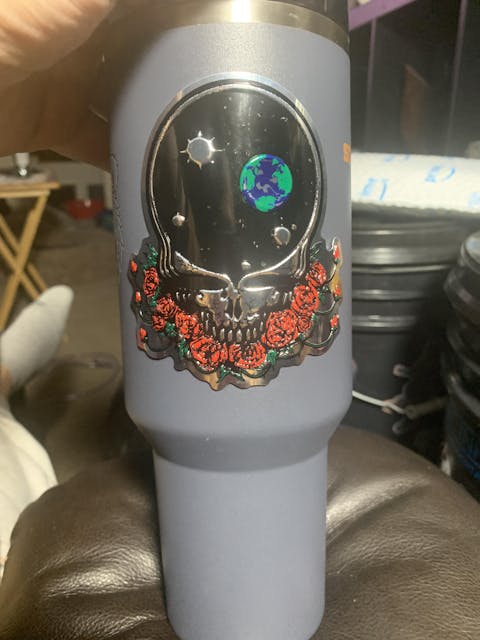 the SPACE YOUR FACE BOTTLE BADGE - 3 PACK