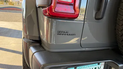the SPACE WRANGLER OEM Car Badge | Grateful Fred