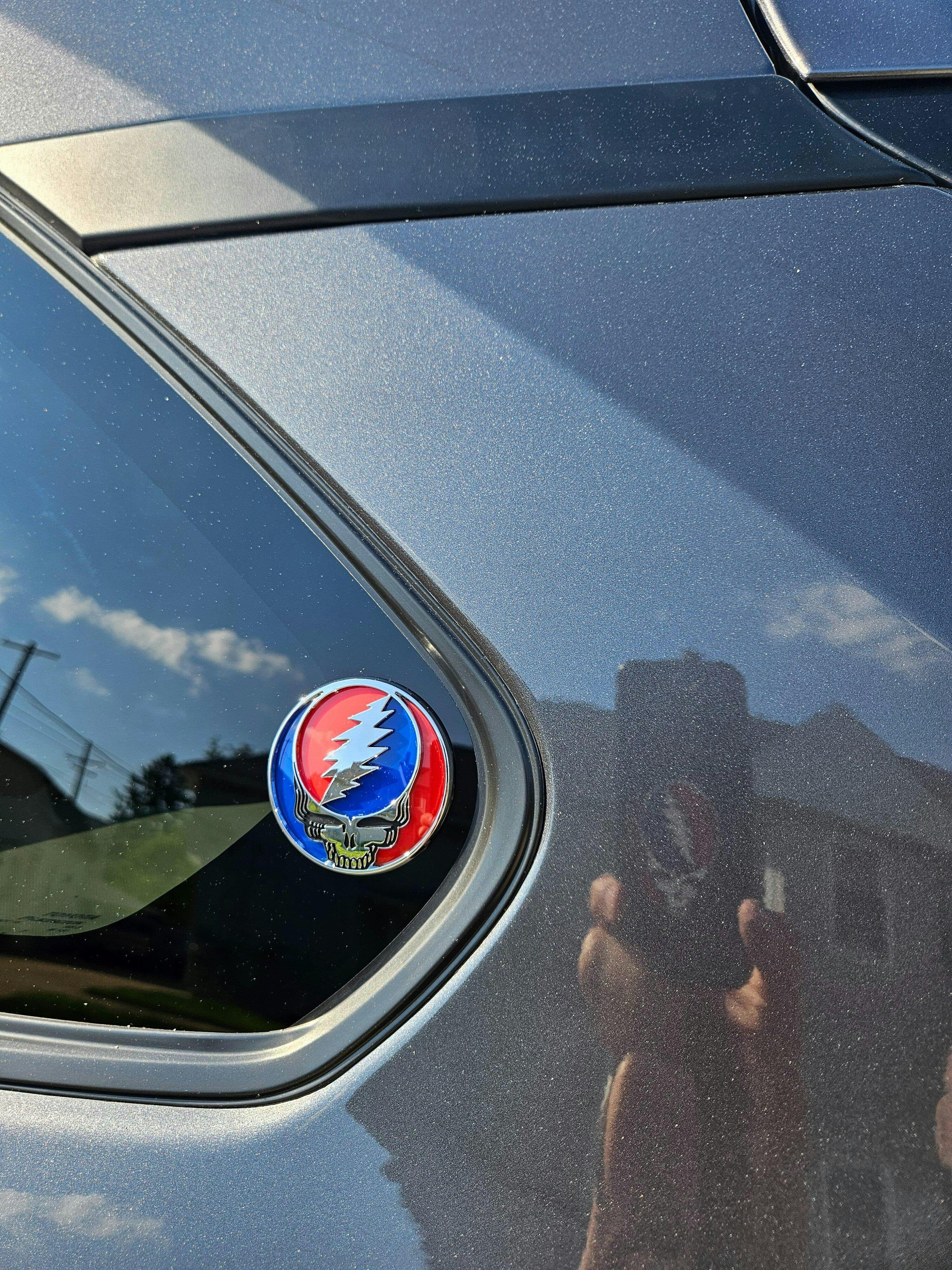 the STEALIE 2.0 Chrome Car Badge - 2 Pack | Grateful Fred