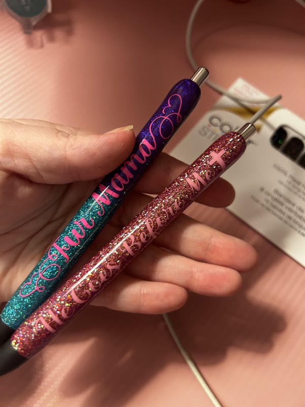 Customized Glitter Gel Pen – Sassy Boo Creations