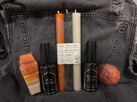 Multicoloured Halloween Taper Set