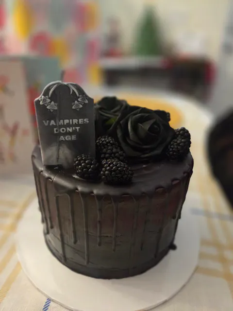 Vampires Don't Age ~ Tombstone Candle