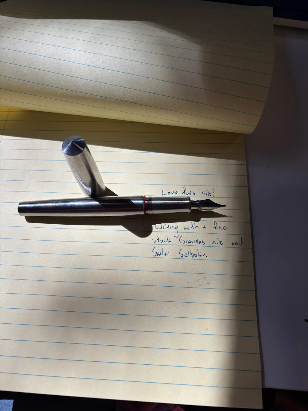 Gravitas - Sentry Raw Grade 5 Titanium – Gravitas Pens