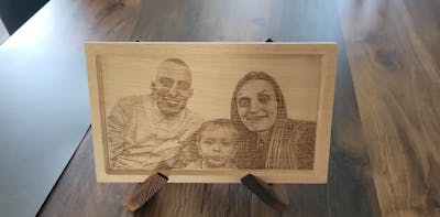 Cadre en chêne personnalisable