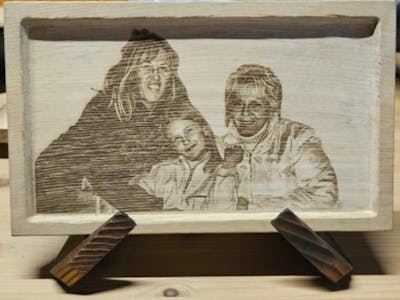 Cadre en chêne personnalisable