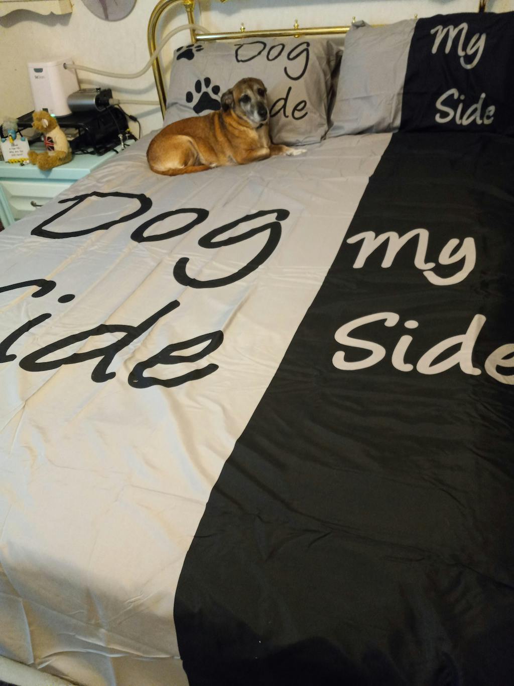 Dog Side, My Side Duvet Cover & Pillow Case Set The Animal Rescue Site
