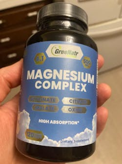 Magnesium Supplement with Glycinate, Citrate, Malate & Oxide (120 Count)