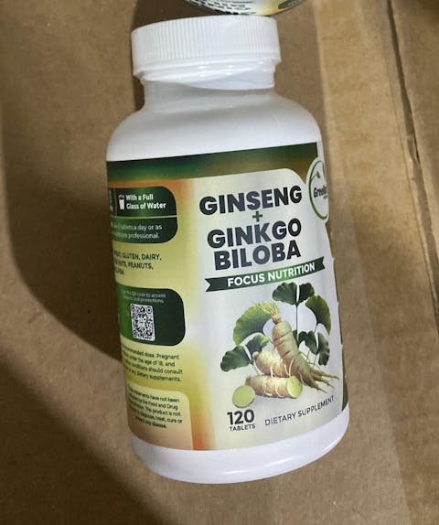 Ginseng and Ginkgo Biloba Cognitive Support (60 Tablets)
