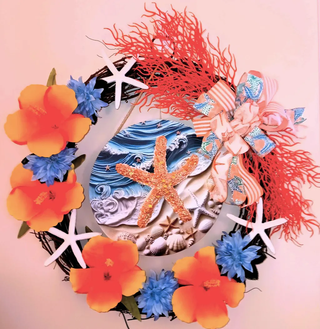 Cottonii seaweed bush - Coral - GM Exclusive