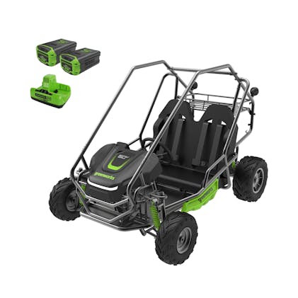 60V STEALTH Series All-Terrain 2-Seat Electric Youth Go-Kart, (2