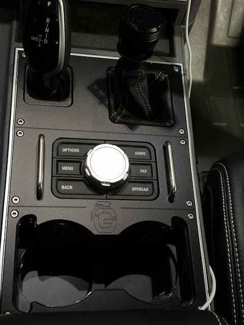 Oversized Cupholder and Machined Console for the Grenadier