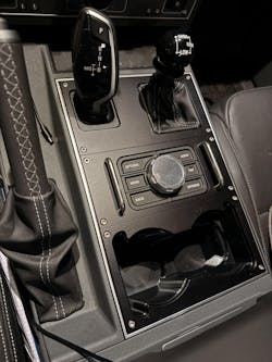Oversized Cupholder and Machined Console for the Grenadier