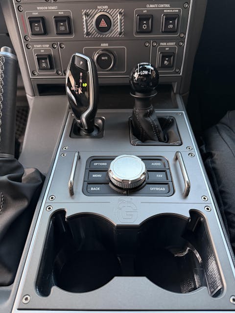 Oversized Cupholder and Machined Console for the Grenadier