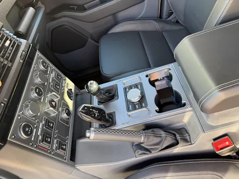 Oversized Cupholder and Machined Console for the Grenadier