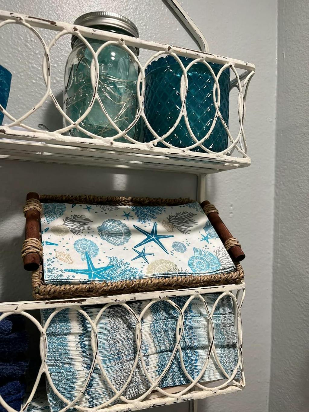 100 Pcs Paper Napkin 3 Ply Starfish Seashell Beach