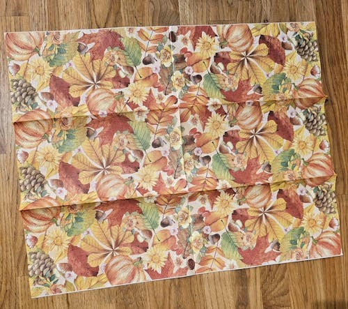 100 Pcs Paper Napkin 3 Ply Thanksgiving Pumpkin