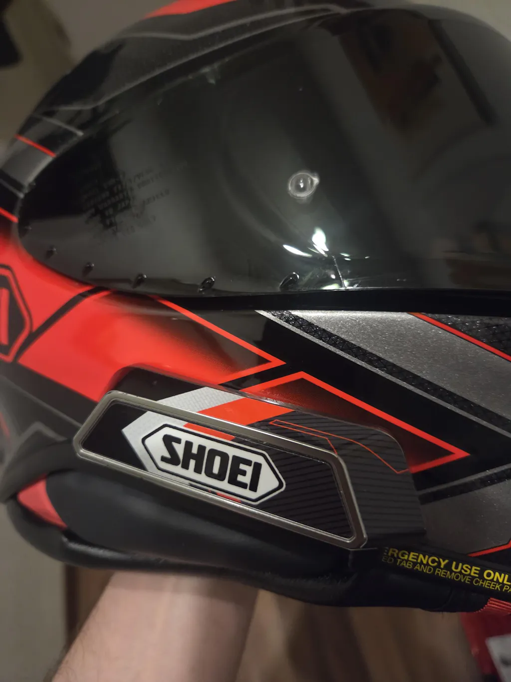 SENA 50S,50C,30K,20S,10C,ST1,SMH-5,50R,RT1,K10,SMH-10,SHOEI Z-8 SRL EXT Graphic Decal Sticker (90.SHO X-14 Brink TC-5)