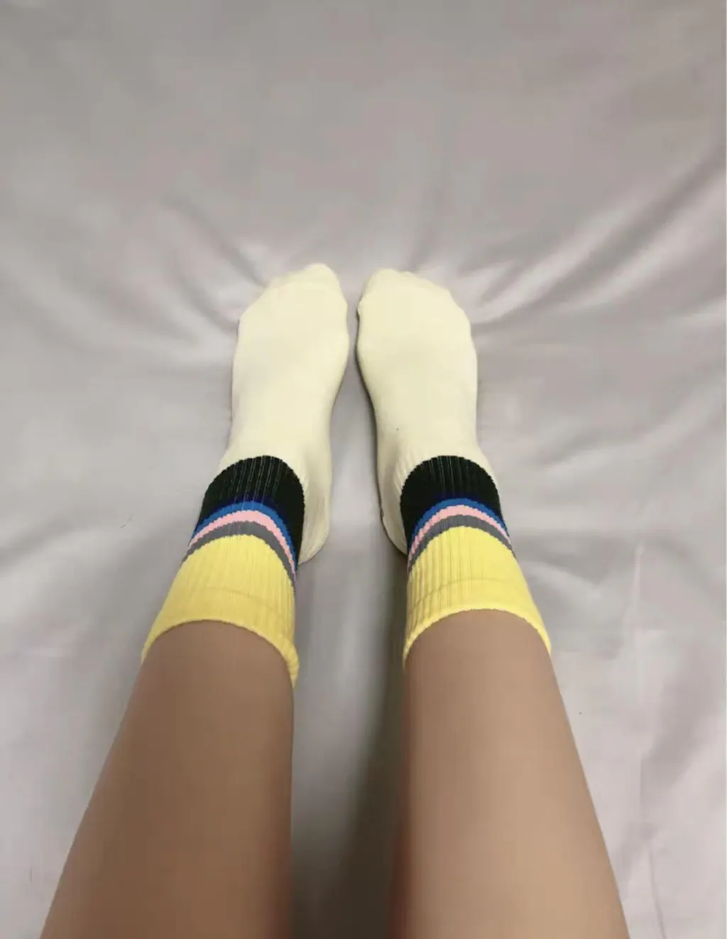 Full Toe Lemon Chiffon Pilate GripSocks