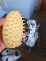 Gumový kartáč na nadměrné línání