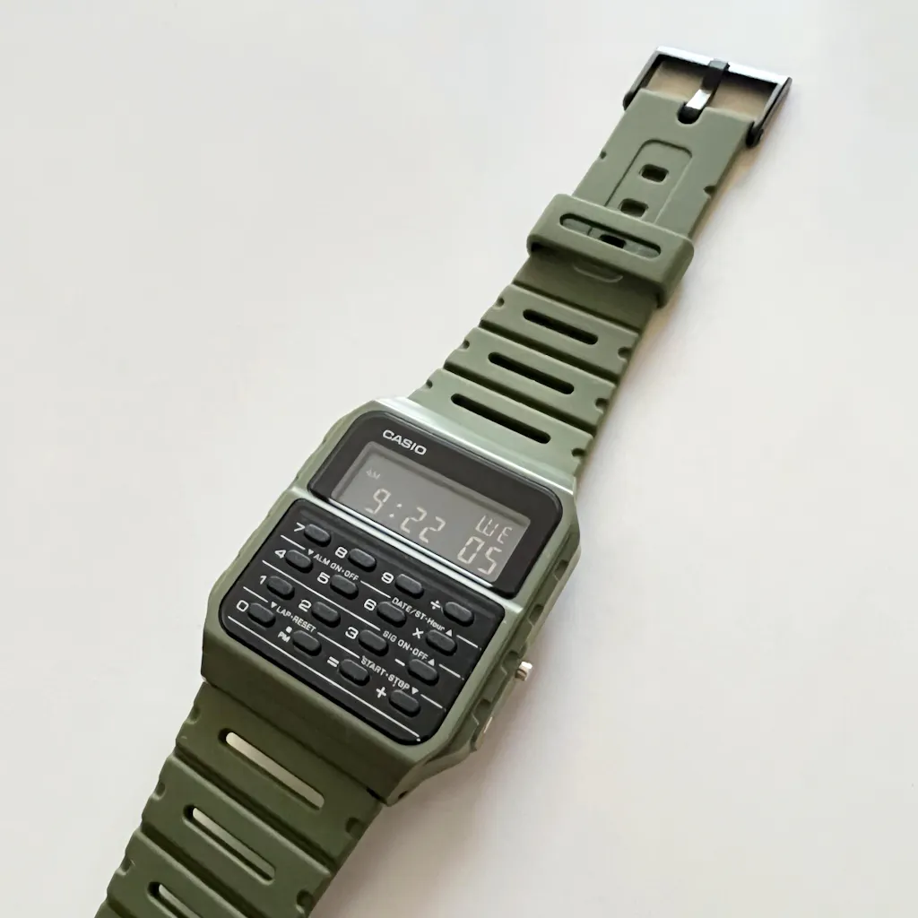 CASIO カシオ CA-53WF メンズ 腕時計 日常生活用防水 10年保証
