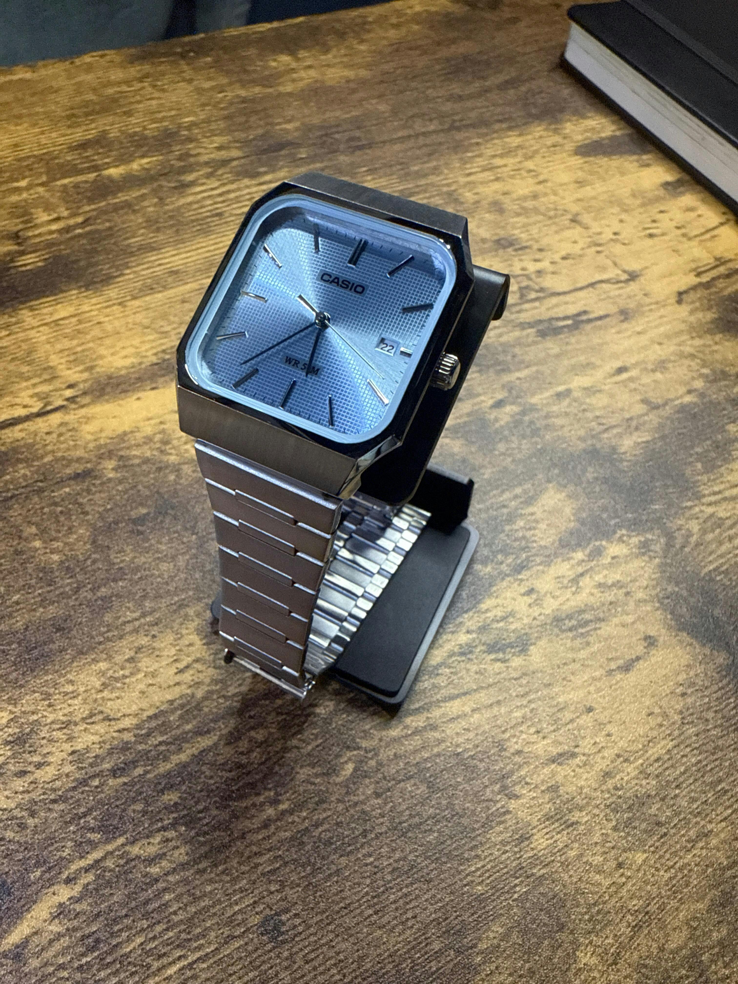 CASIO カシオ MTP-B185D メンズ 腕時計 5気圧防水 10年保証