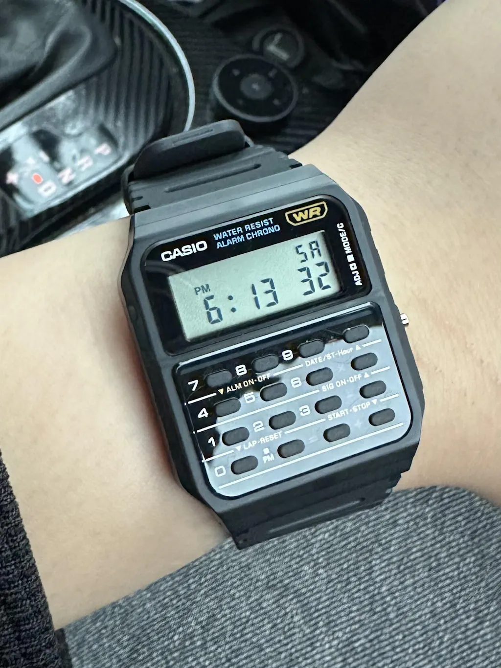 CASIO カシオ CA-53W-1Z メンズ 腕時計 日常生活用防水 10年保証