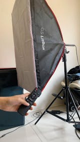 GS LitBox Continous Lighting Softbox Light Kit LED Video Photo Light Adjustable Color Temp & Brightness Wireless Remote APP Control