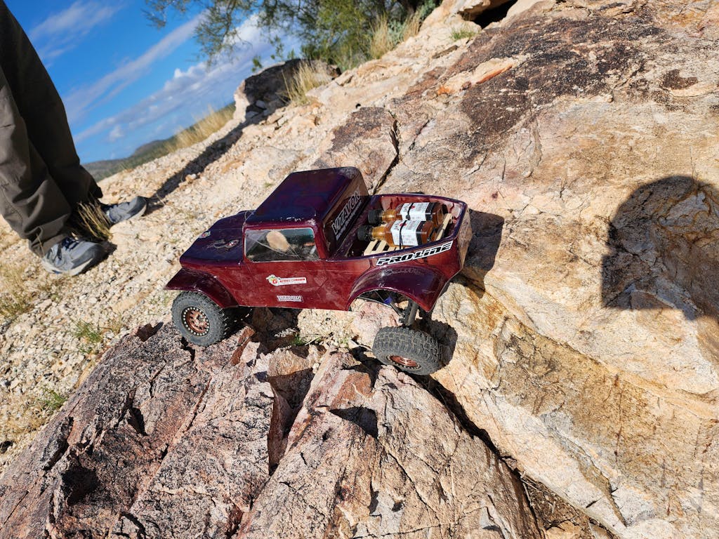 One Shot clear lexan body GSPEED Chassis