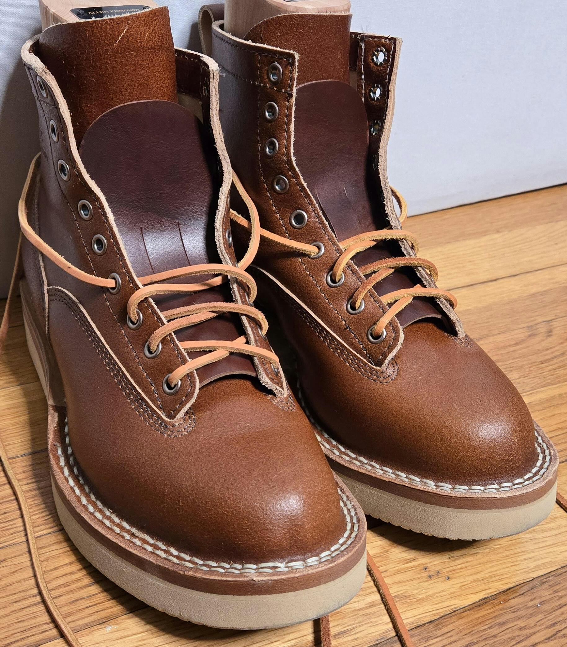 Forest Green Horsebutt Boot Kiltie | Guidi Vegetable-Tanned